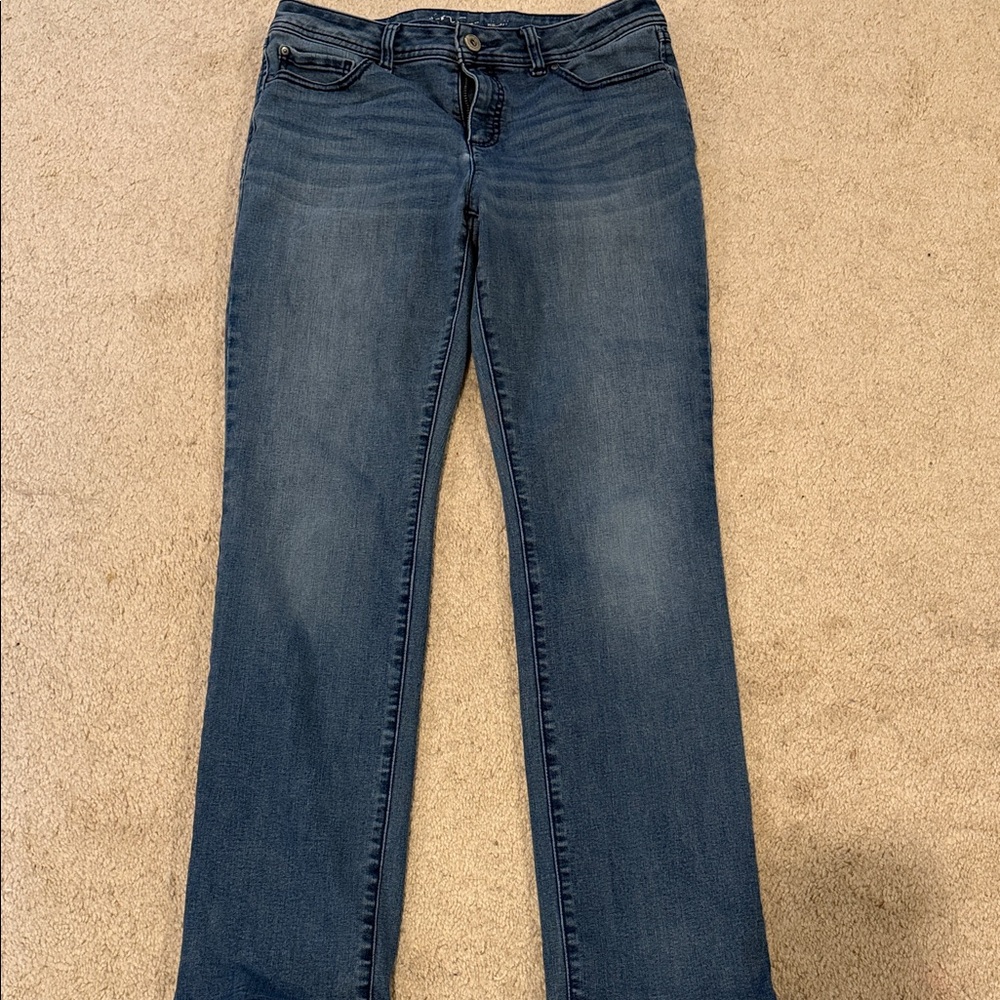 INC Classic Women's Blue Straight-Leg Jeans